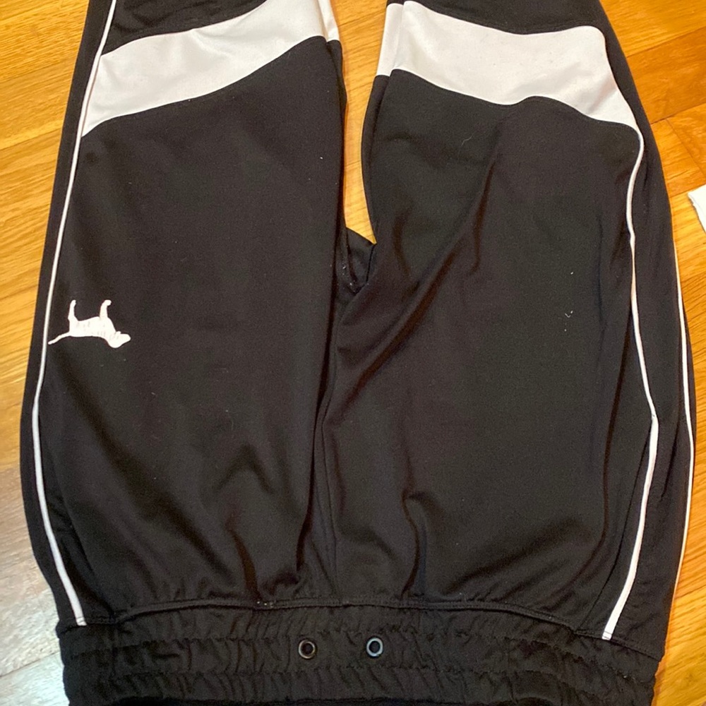 Pink ultimate joggers - white and black